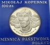 100 zł złotych 1973 Mikołaj Kopernik