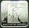 10 zł 2010 r. - Krzysztof Komeda (kwadrat) - Historia polskiej muzyki rozrywkowej