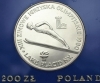 200 zł złotych 1980 Lake Placid - ZE ZNICZEM - XIII Zimowe Igrzyska Olimpijskie