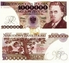 Banknot 1000000 zł 1991 REYMONT milion złotych UNC