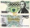 Banknot 5000 zł 1988 CHOPIN pięć tysięcy złotych UNC
