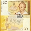 20 zł 2009 r. - SŁOWACKI - 200. rocznica urodzin Juliusza Słowackiego - banknot kolekcjonerski